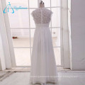 Queen Anne Floor Length Pleat Chiffon Lace Vintage Mother Of The Bride Dresses